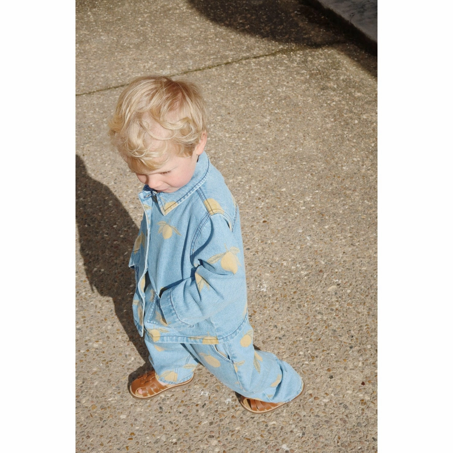 Konges Sljd Lemon Denim Magot Jacket Gots Knit