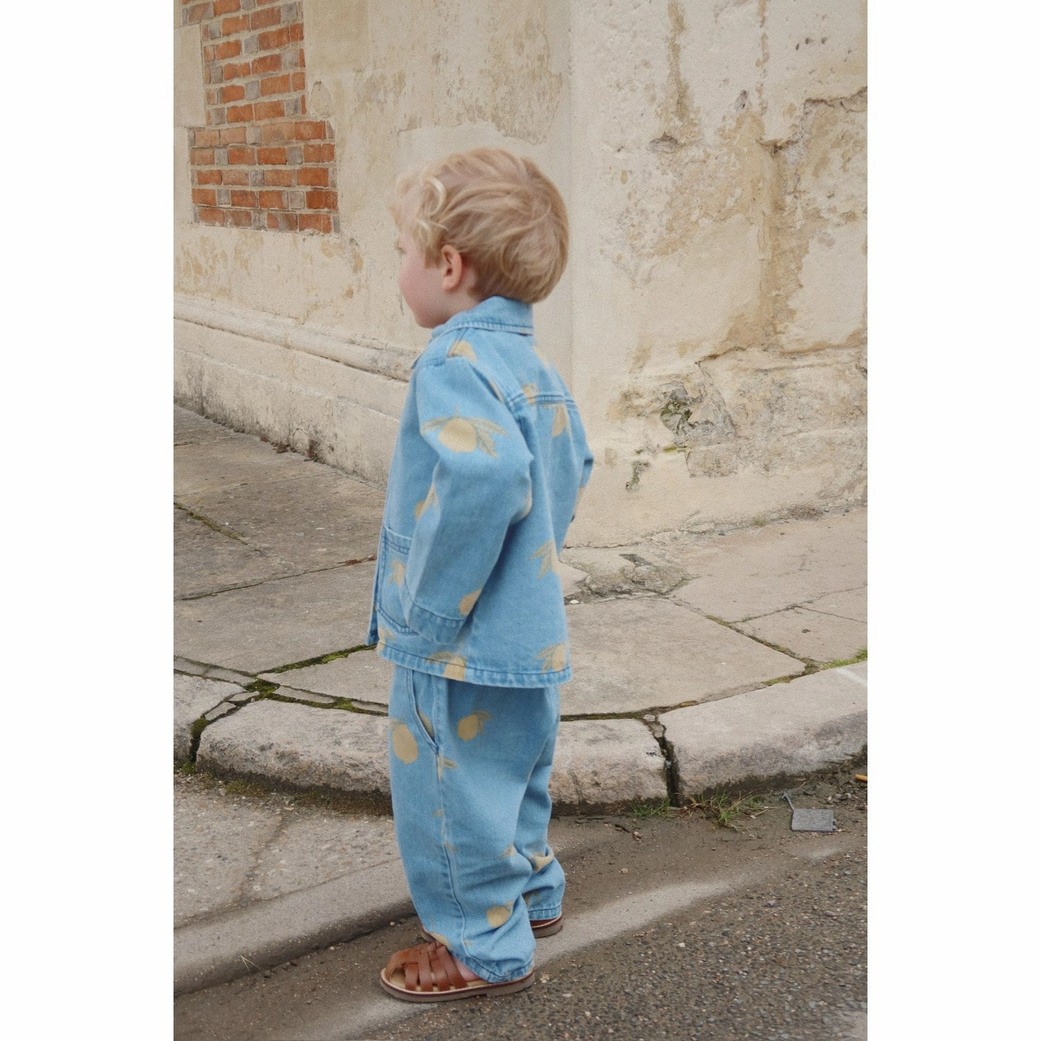 Konges Sljd Lemon Denim Magot Jacket Gots Knit