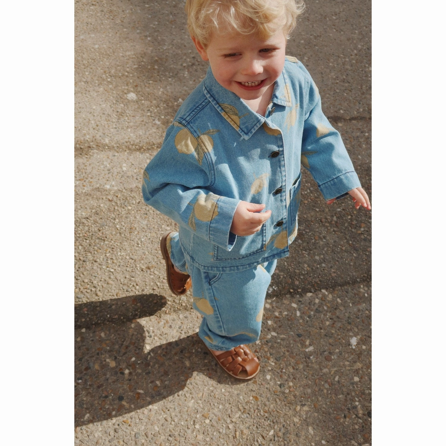 Konges Sljd Lemon Denim Magot Jacket Gots Knit