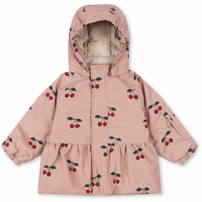 Konges Sljd Ma Grande Cerise Blush Mismou Frill Jacket Button Ethereal