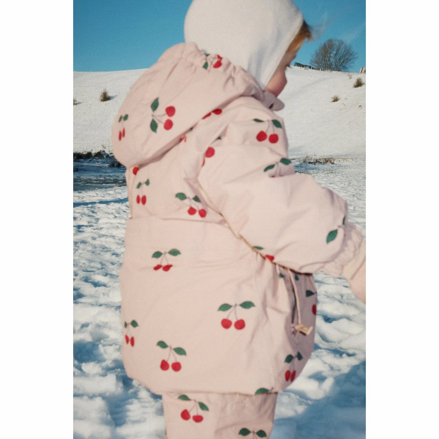 Konges Sljd Ma Grande Cerise Blush Mismou Frill Jacket Button