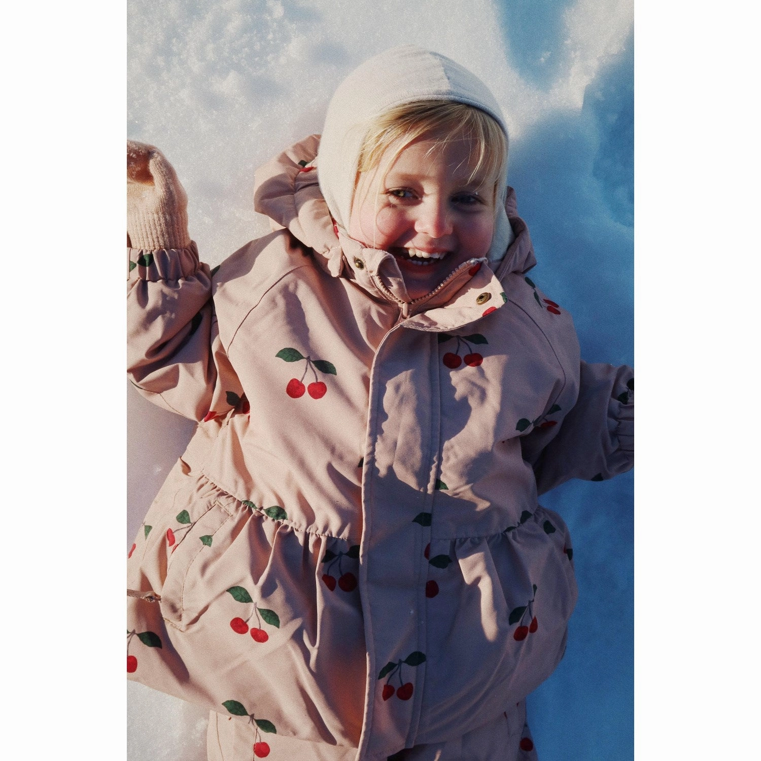 Konges Sljd Ma Grande Cerise Blush Mismou Frill Jacket Button