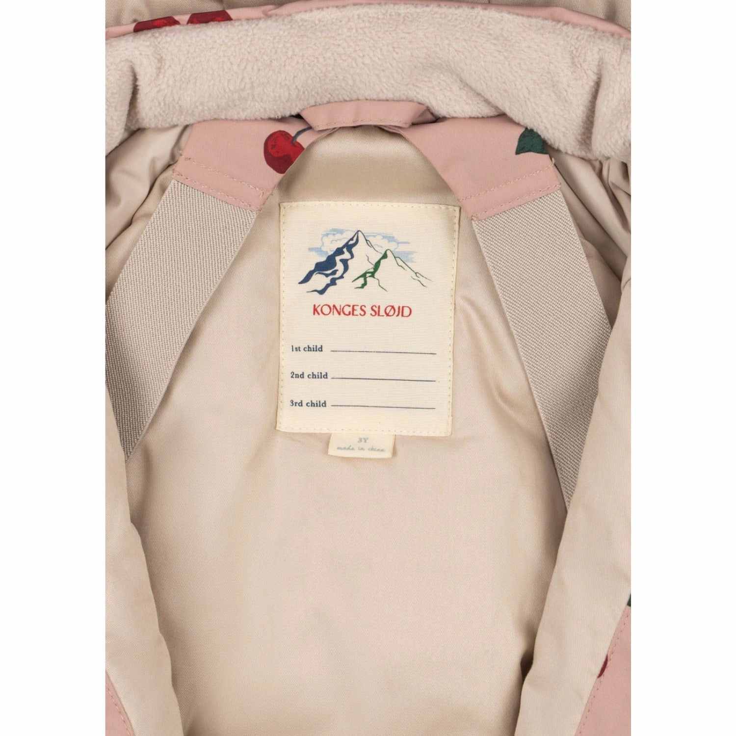 Konges Sljd Ma Grande Cerise Blush Nohr Snowsuit Print Superior