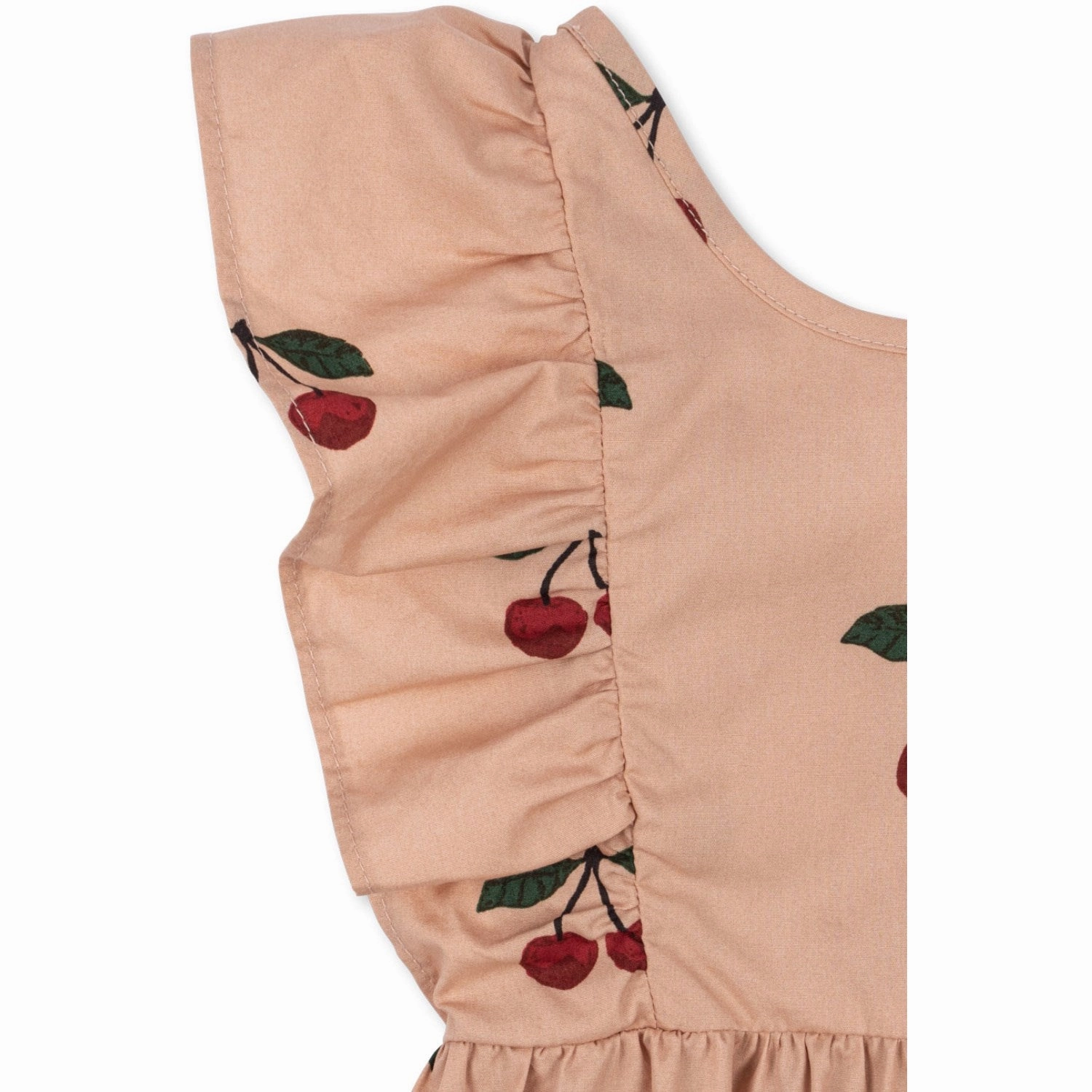 Konges Sljd Ma Grande Cerise Blush Verbena Romper Gots Bow