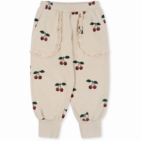 Konges Sljd Ma Grande Cerise Lou Frill Pants Iconic Wool