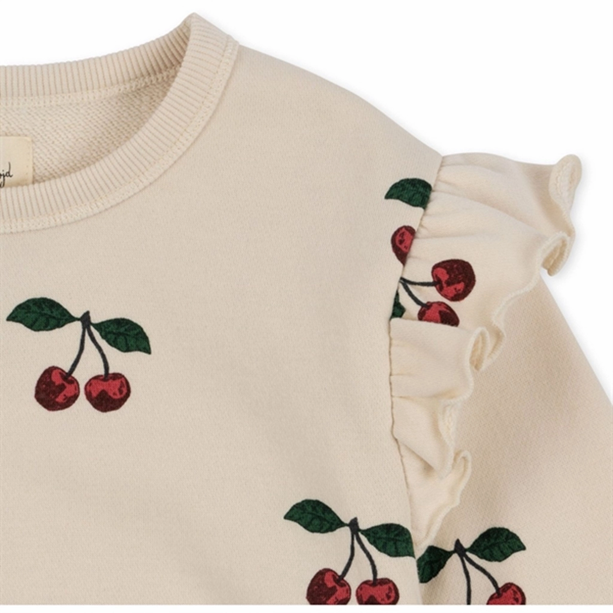 Konges Sljd Ma Grande Cerise Lou Frill Sweatshirt Distinctive