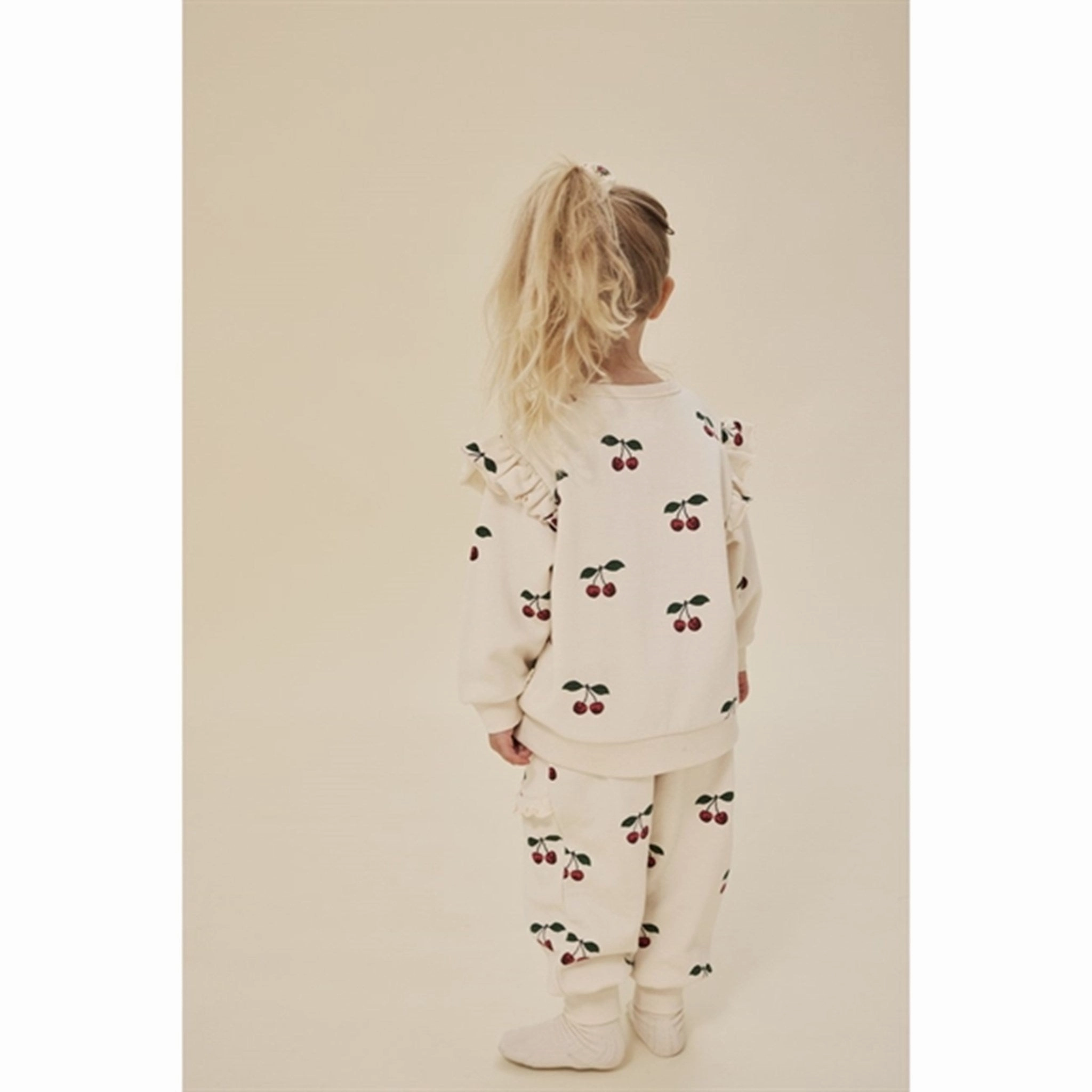 Konges Sljd Ma Grande Cerise Lou Frill Sweatshirt Distinctive