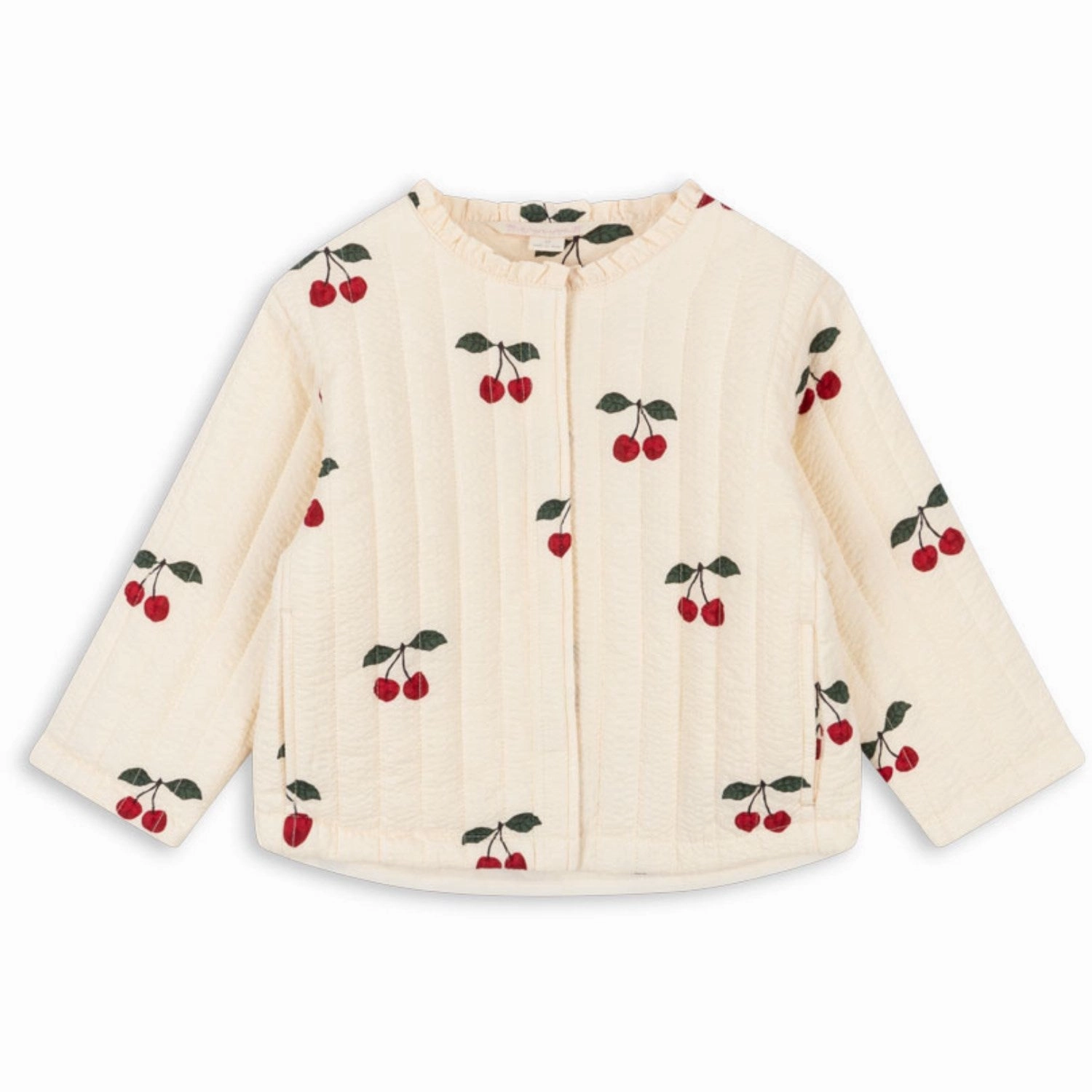 Konges Sljd Ma Grande Cerise Lunella Quilted Jacket Gots Tulle High-quality