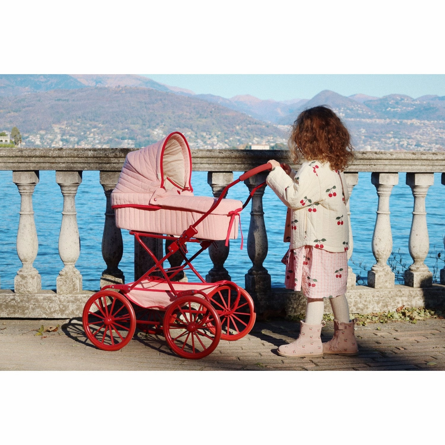 Konges Sljd Ma Grande Cerise Lunella Quilted Jacket Gots Tulle