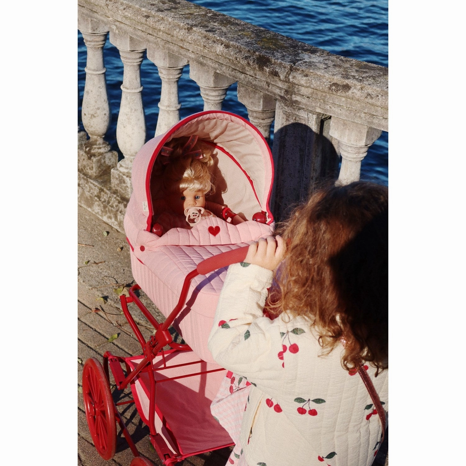 Konges Sljd Ma Grande Cerise Lunella Quilted Jacket Gots Tulle