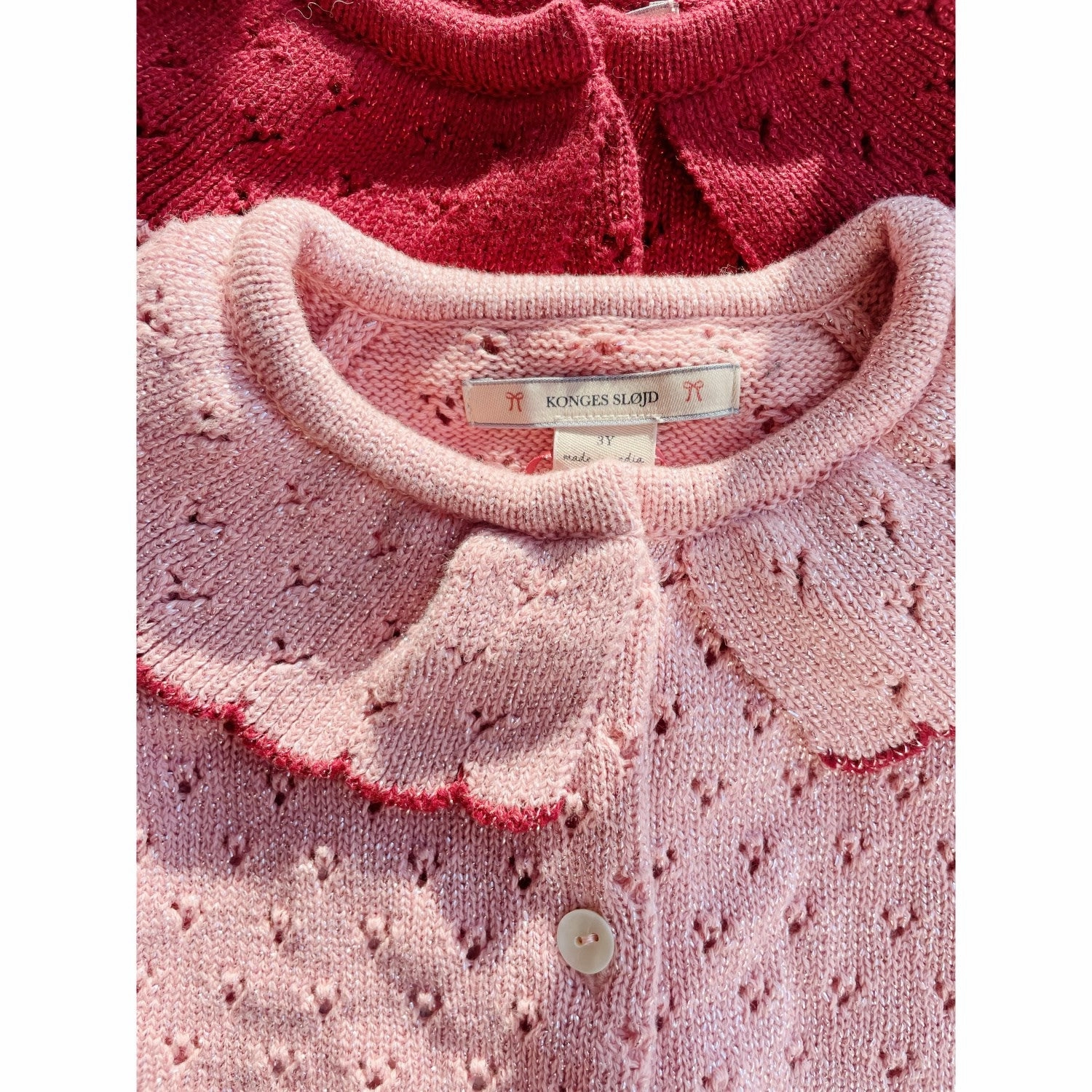 Konges Sljd Mellow Rose Holiday Knit Cardigan Alluring