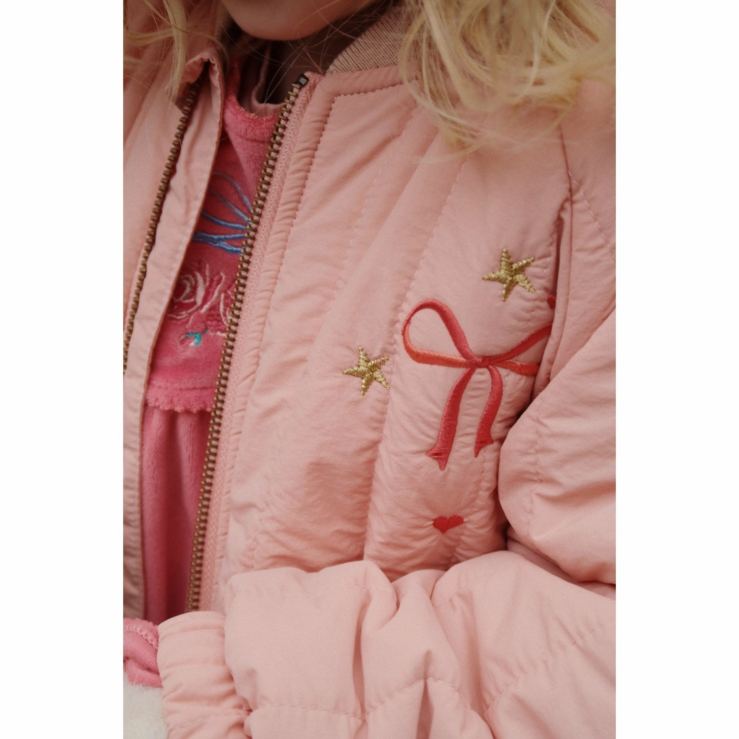 Konges Sljd Mellow Rose Juno Bomber Jacket Lace