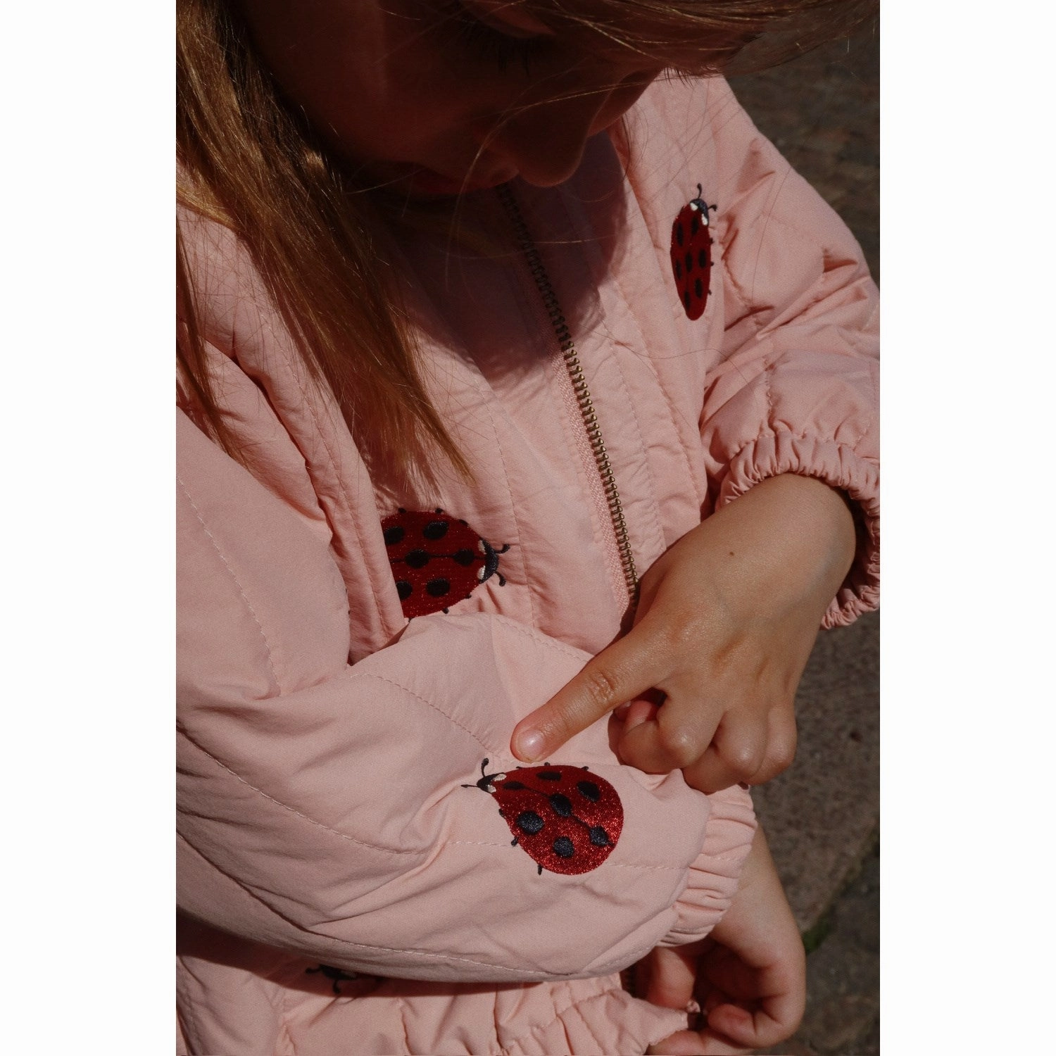 Konges Sljd Mellow Rose Juno Bomber Jacket Polished