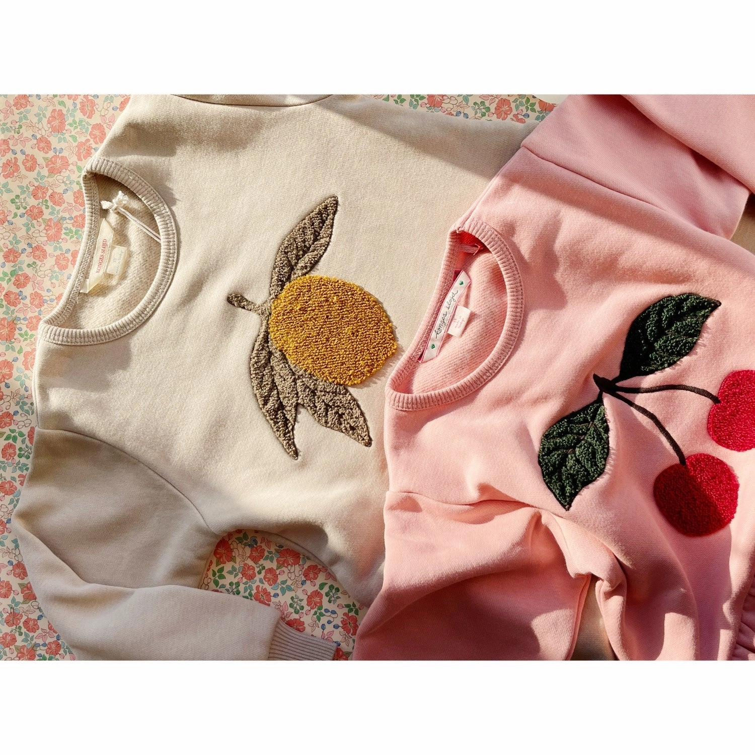 Konges Sljd Mellow Rose Lou Terry Sweat Shirt Ocs Functional