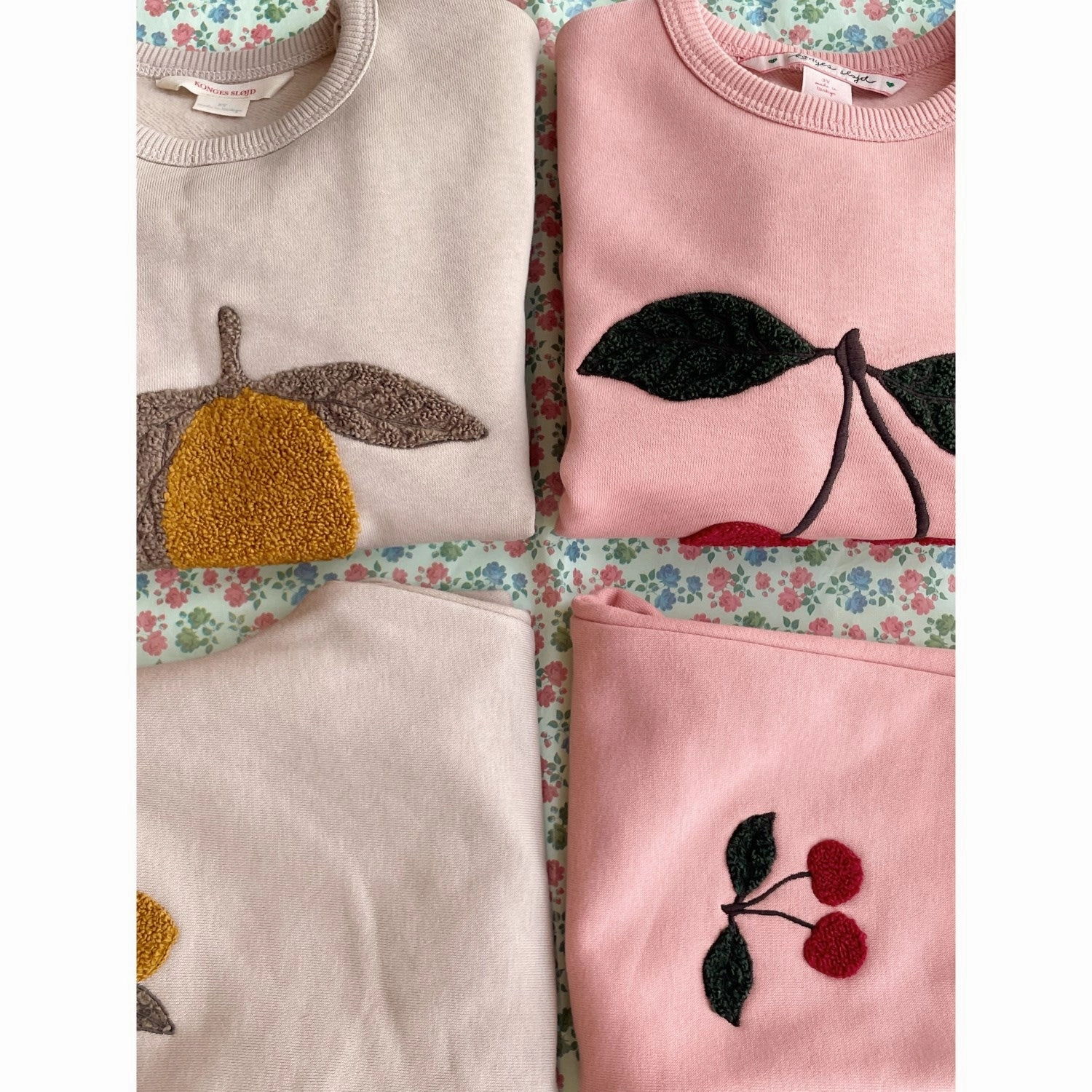 Konges Sljd Mellow Rose Lou Terry Sweat Shirt Ocs Functional