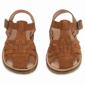 Konges Sljd Minou Sandals Ruskind Cognac Bowling shoes Trail shoes