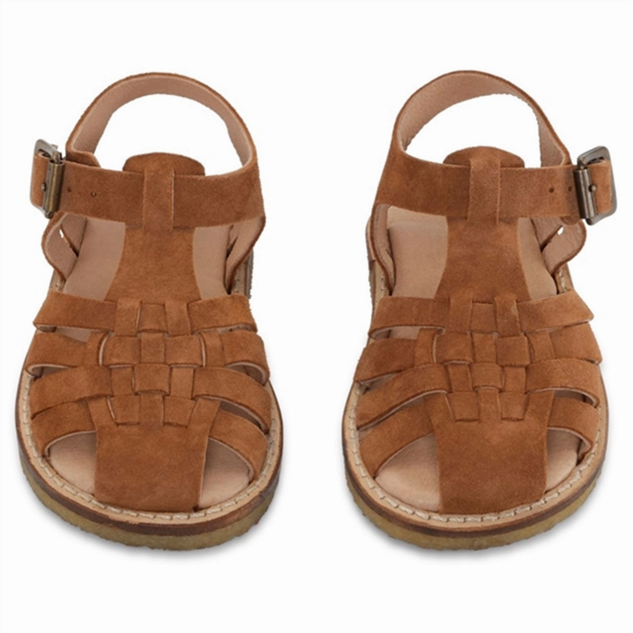 Konges Sljd Minou Sandals Ruskind Cognac Bowling shoes Trail shoes