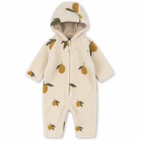 Konges Sljd Mon Grand Citron Sage Jody Teddy Onesie Grs Nylon Zipper