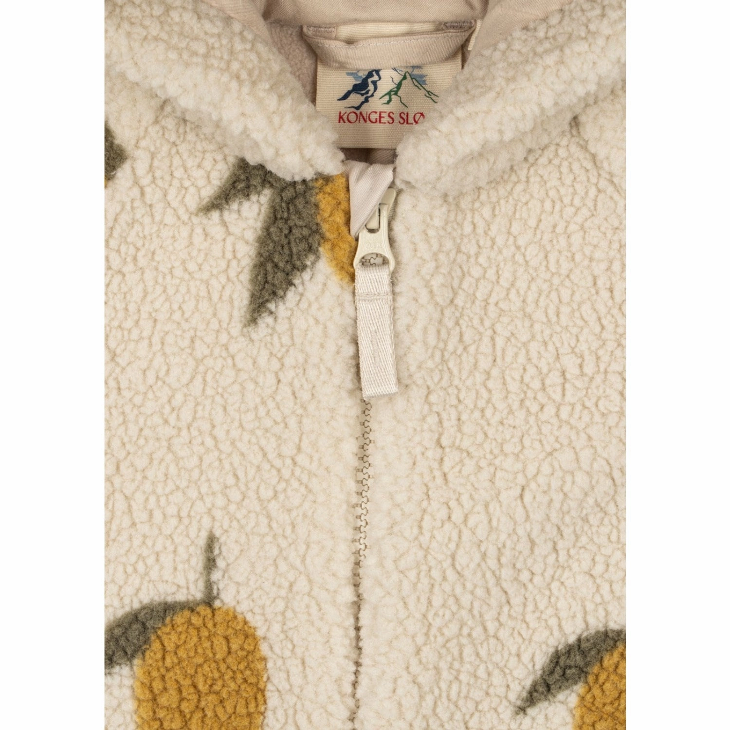 Konges Sljd Mon Grand Citron Sage Jody Teddy Onesie Grs Nylon