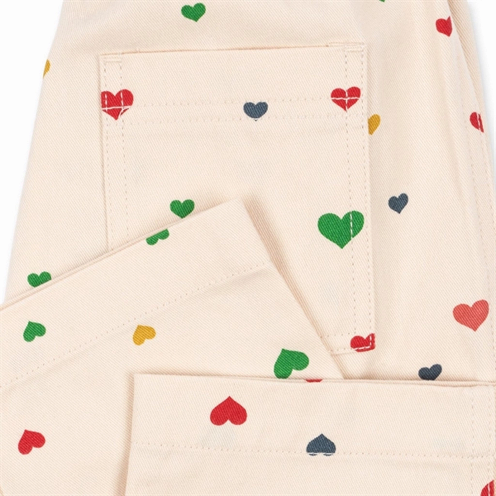 Konges Sljd Multi Heart Blush Fen Pants Fitted