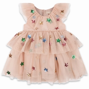 Konges Sljd Multi Star Yvonne Fairy Dress Exquisite Fabric