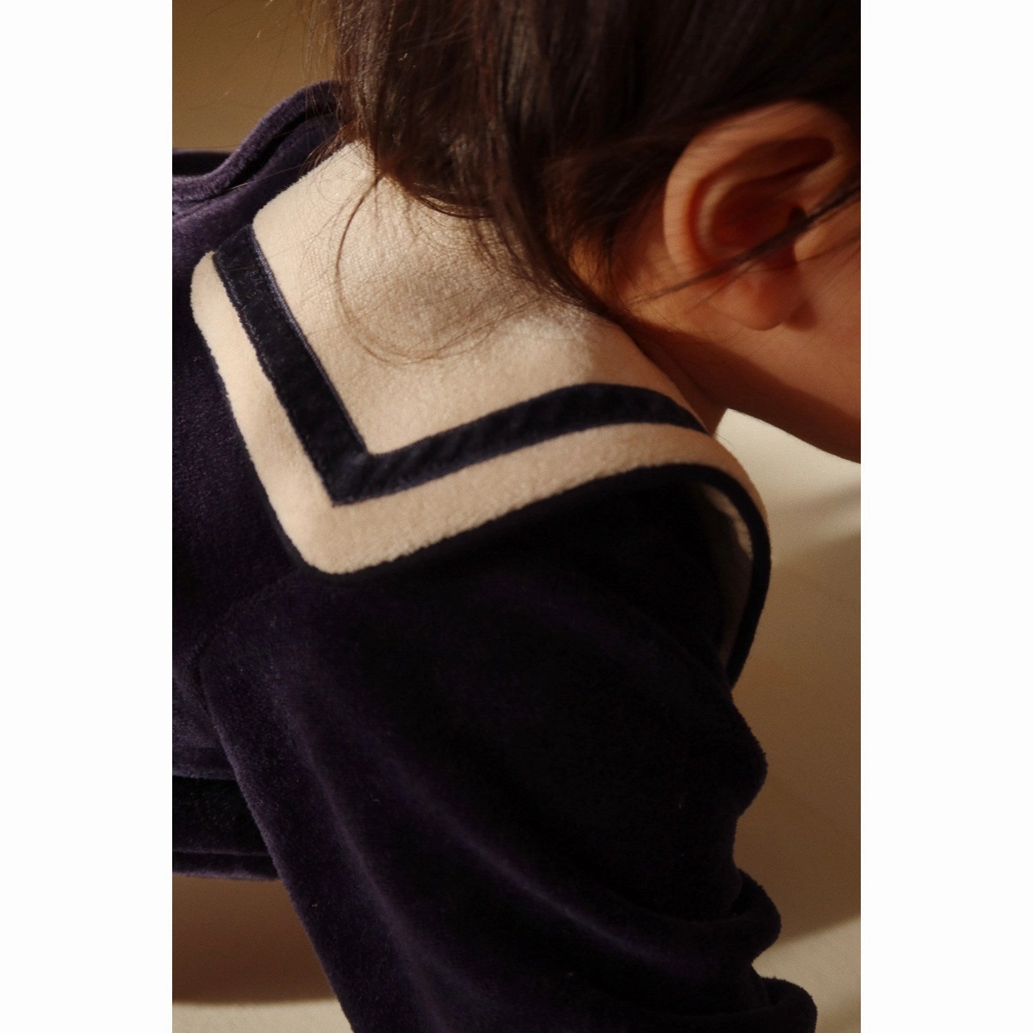 Konges Sljd Navy Blazer Matelot Romper Gots Embroidery