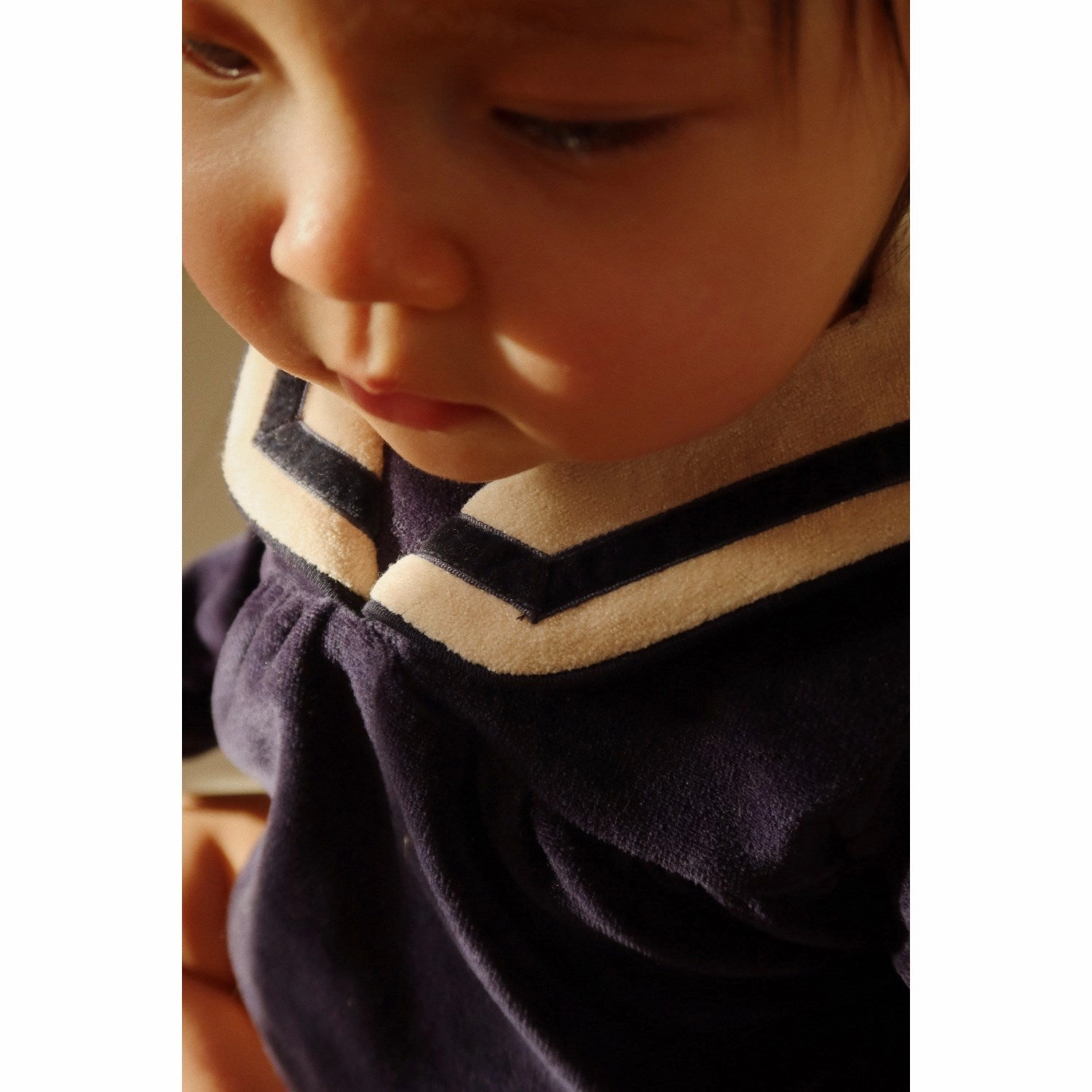 Konges Sljd Navy Blazer Matelot Romper Gots Embroidery