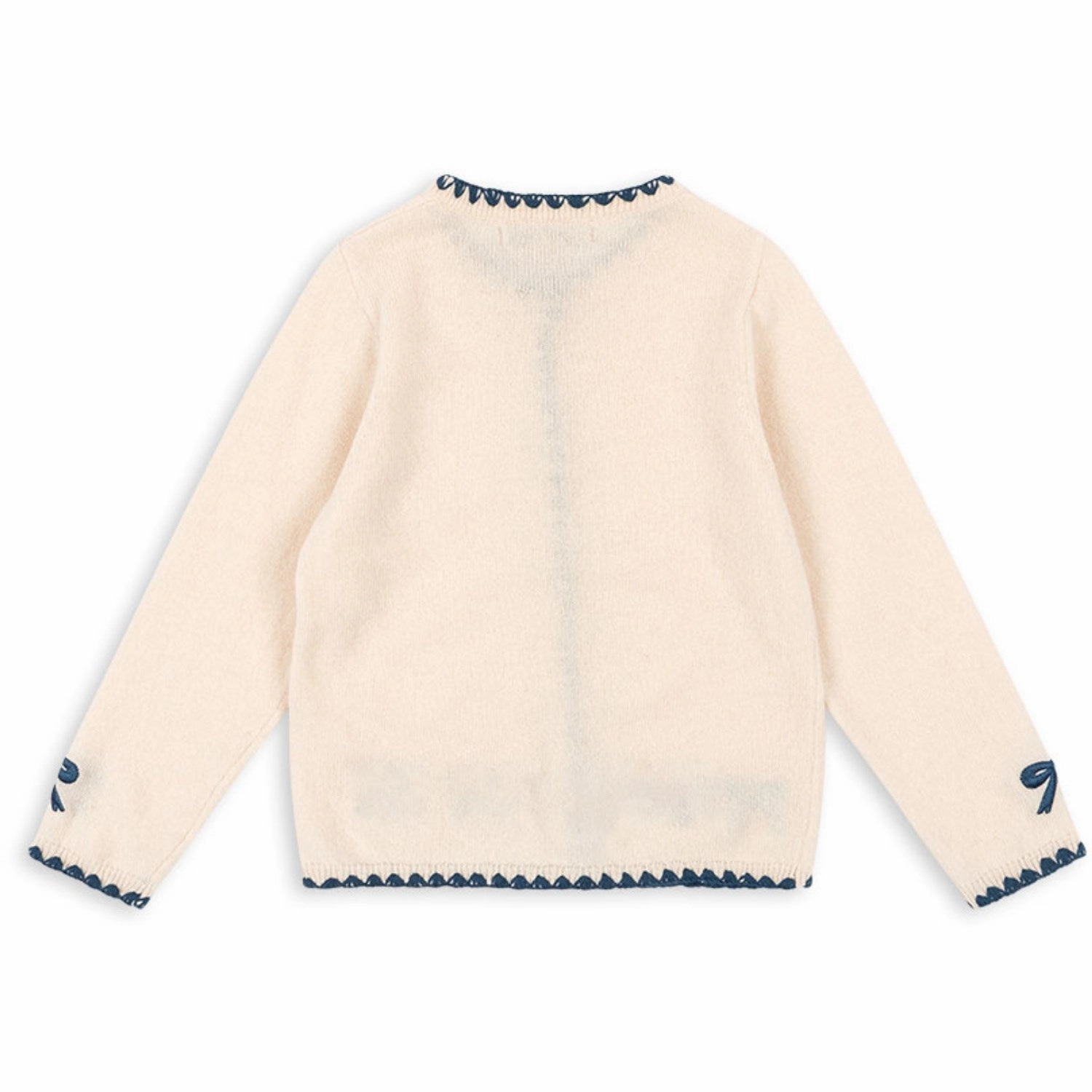 Konges Sljd Off White Collette Knit Cardigan Exquisite
