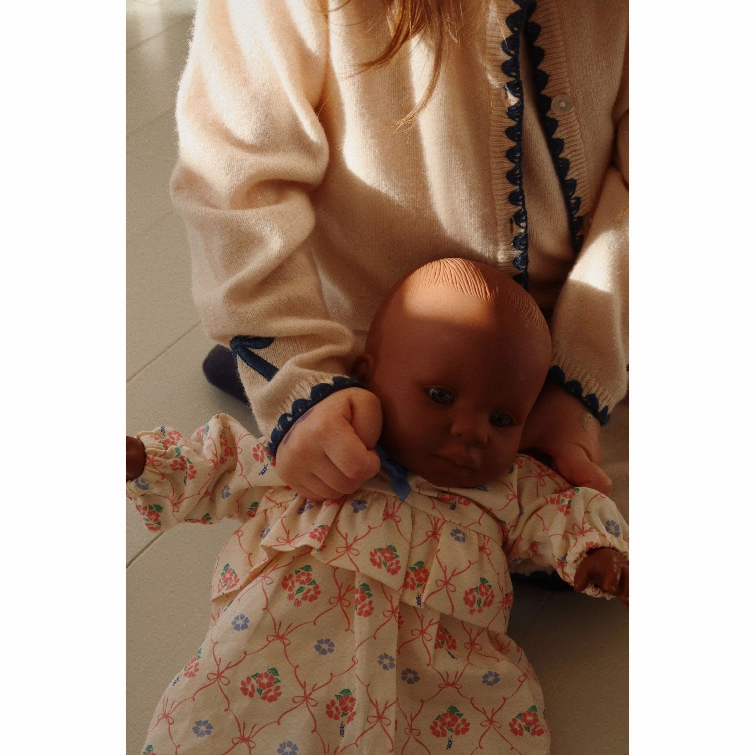 Konges Sljd Off White Collette Knit Cardigan Exquisite