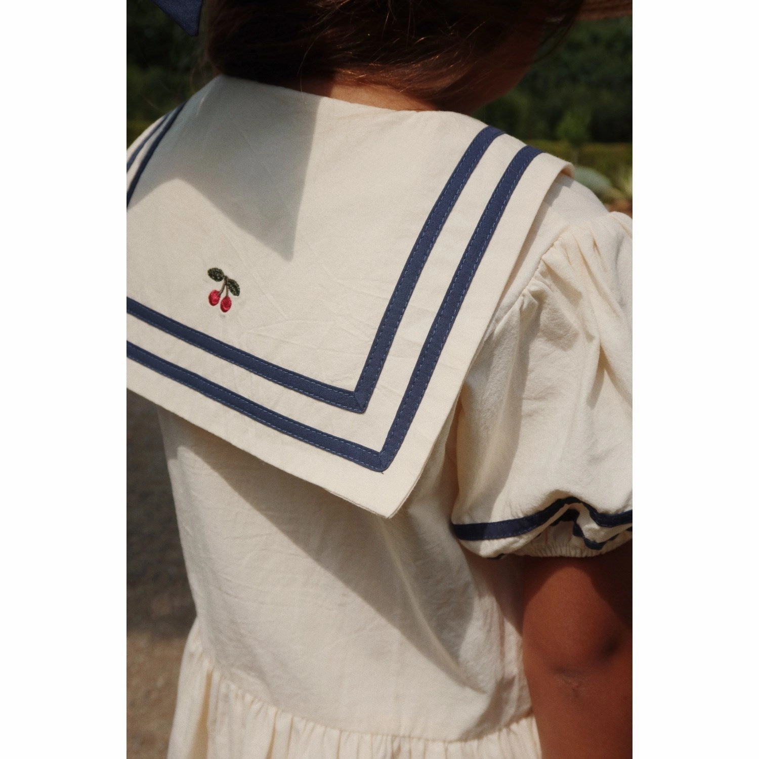 Konges Sljd Optic White Allie Sailor Dress Gots Statement