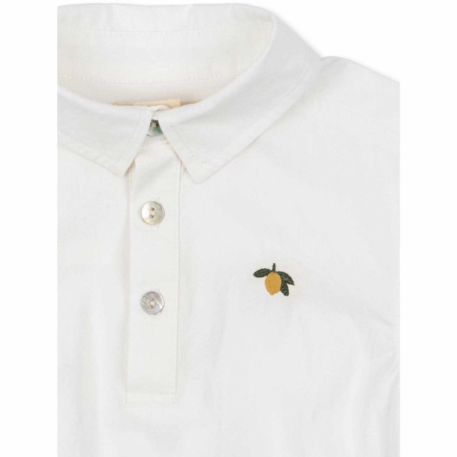 Konges Sljd Optic White Rolf Baby Shirt Gots Superior