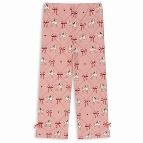 Konges Sljd Poodle Drey Slit Pants Gots Denim Embroidery