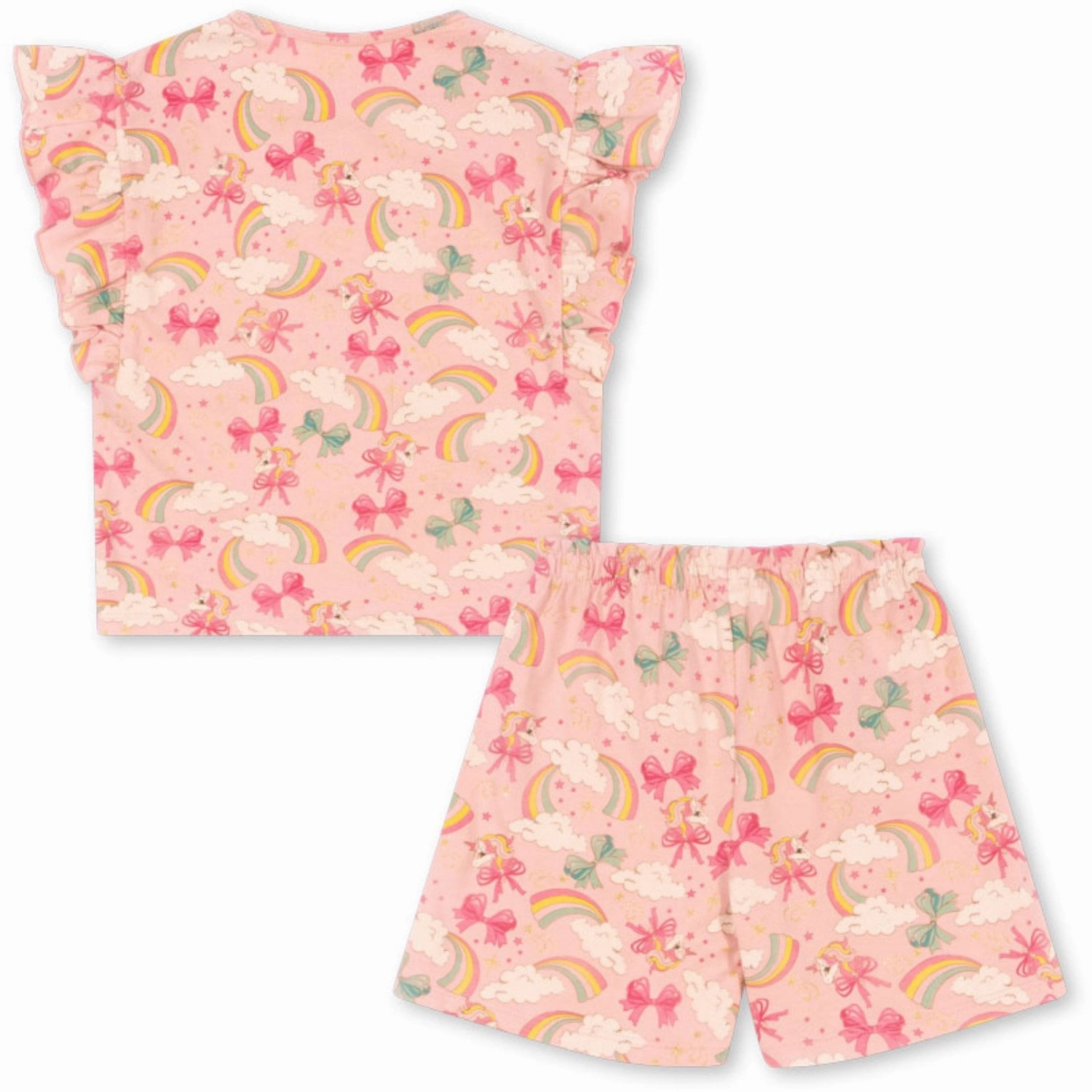 Konges Sljd Rainbow Bow Lin Frill Set Gots Nylon