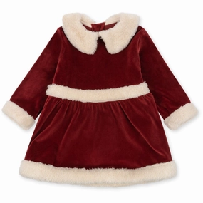 Konges Sljd Red Dahlia Christmas Dress Grs Cotton Color