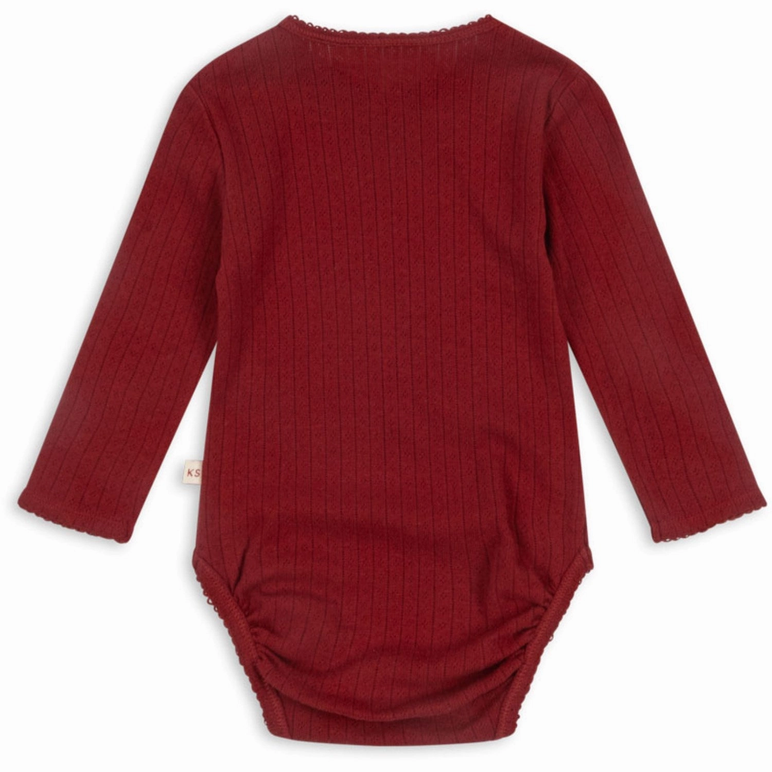 Konges Sljd Red Dahlia Minnie Bodysuit Ls Gots Unique