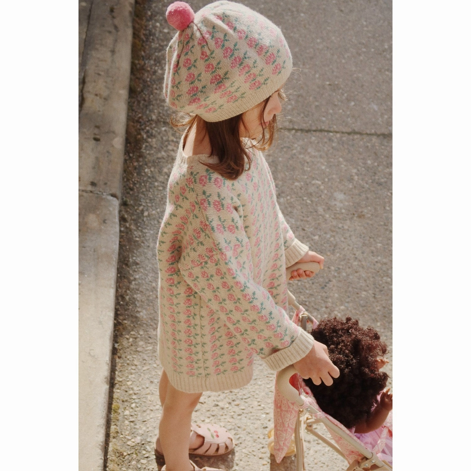 Konges Sljd Rose Belou Knit Dress Print