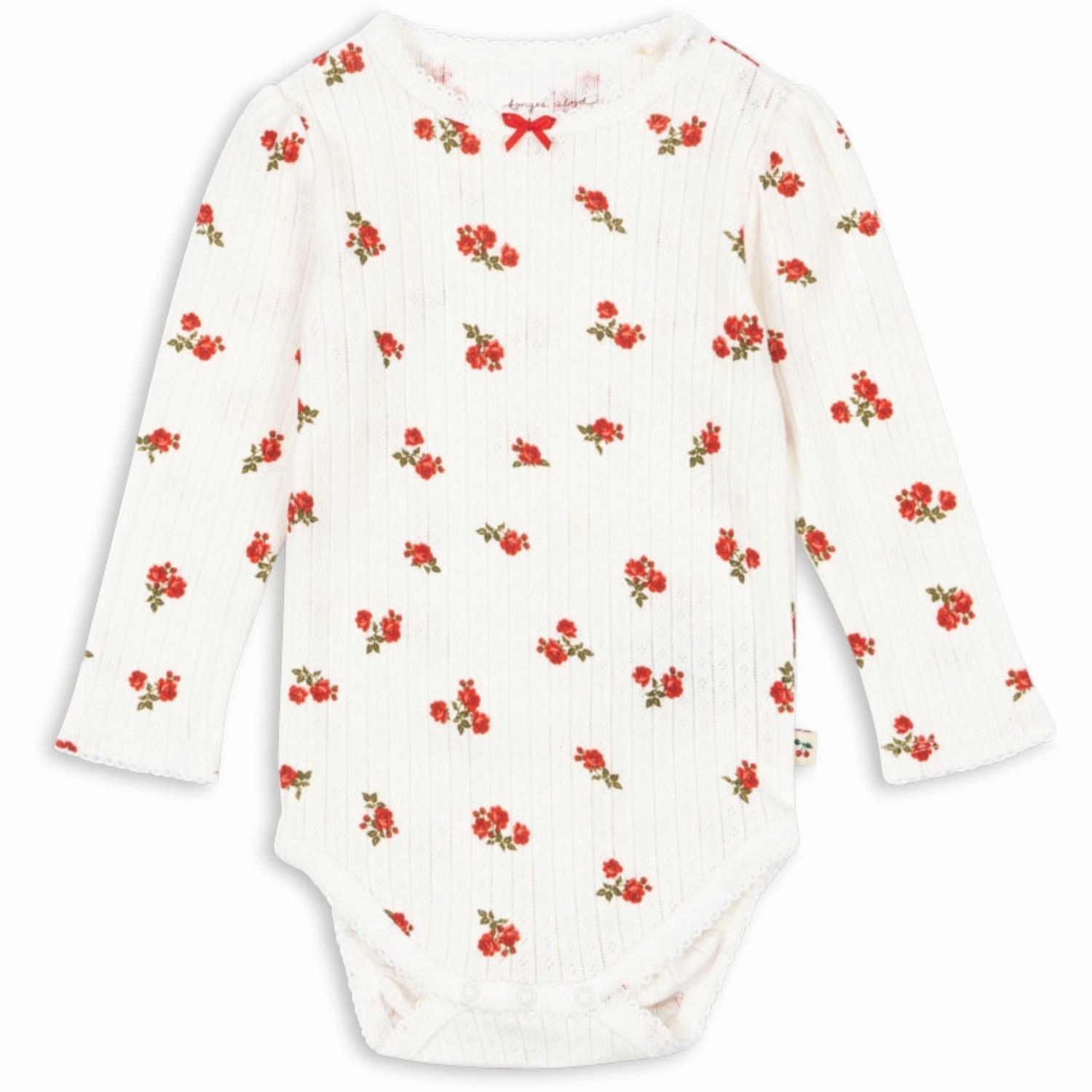 Konges Sljd Rose Red Minnie Body Gots Button Finest