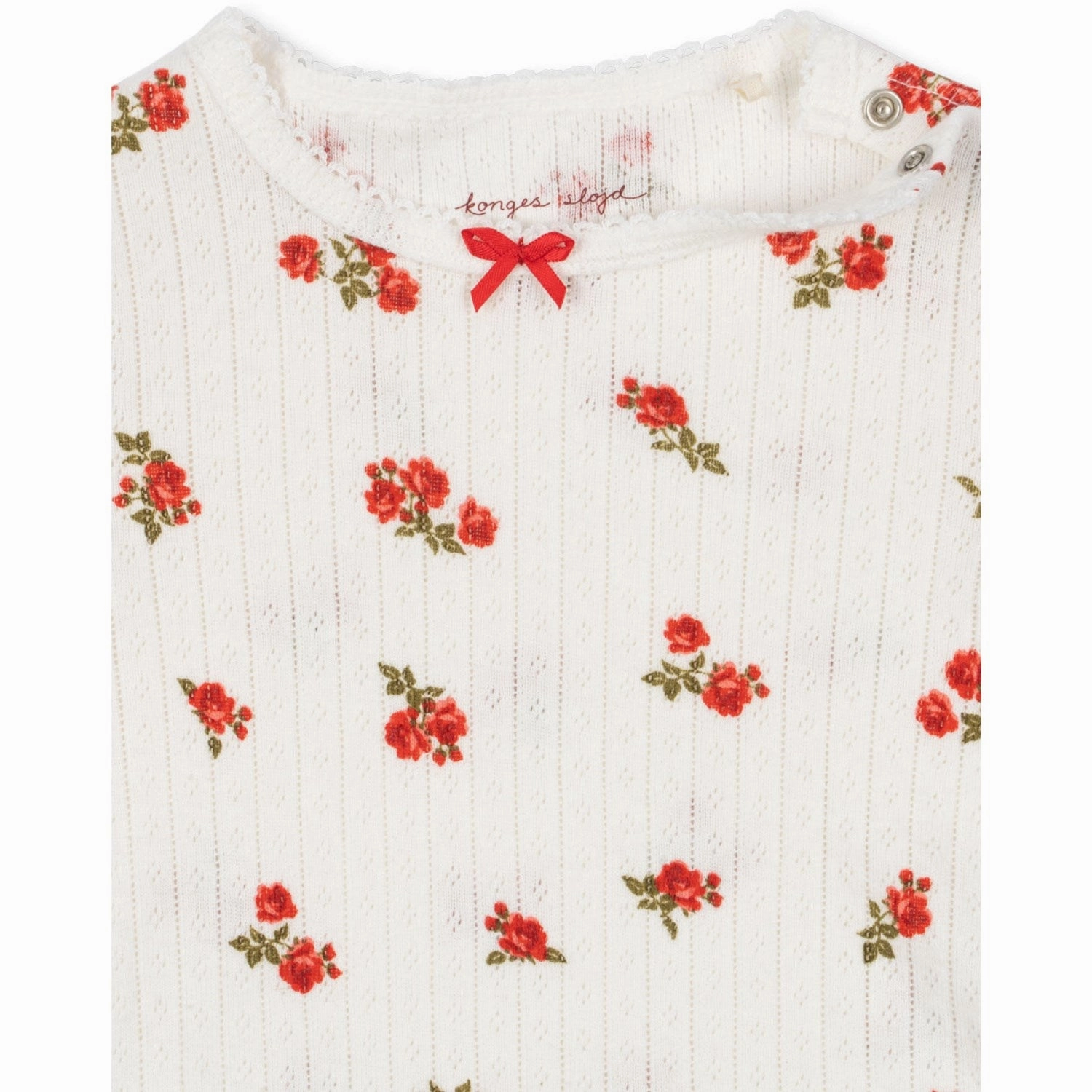 Konges Sljd Rose Red Minnie Body Gots Button