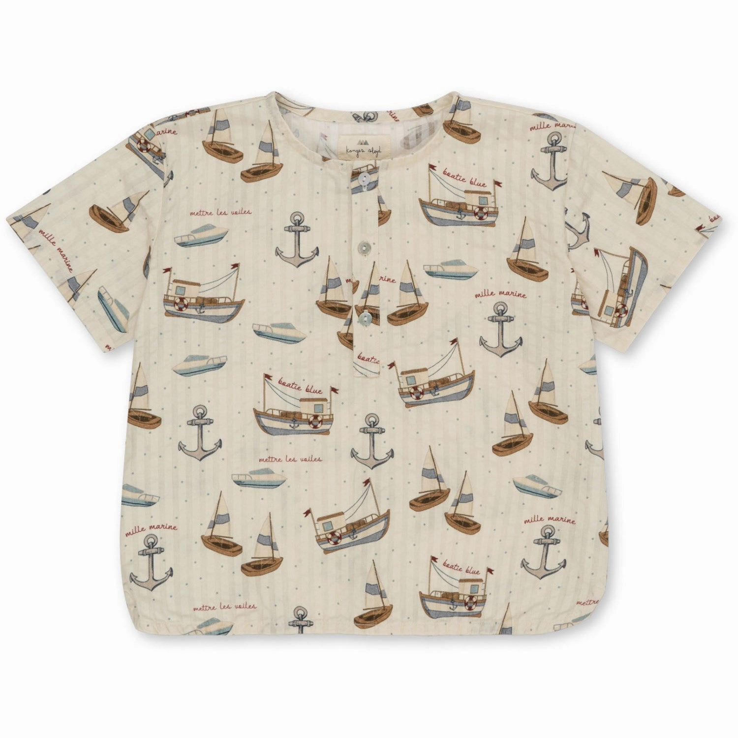 Konges Sljd Sail Away Ace Shirt Polyester Stretchy