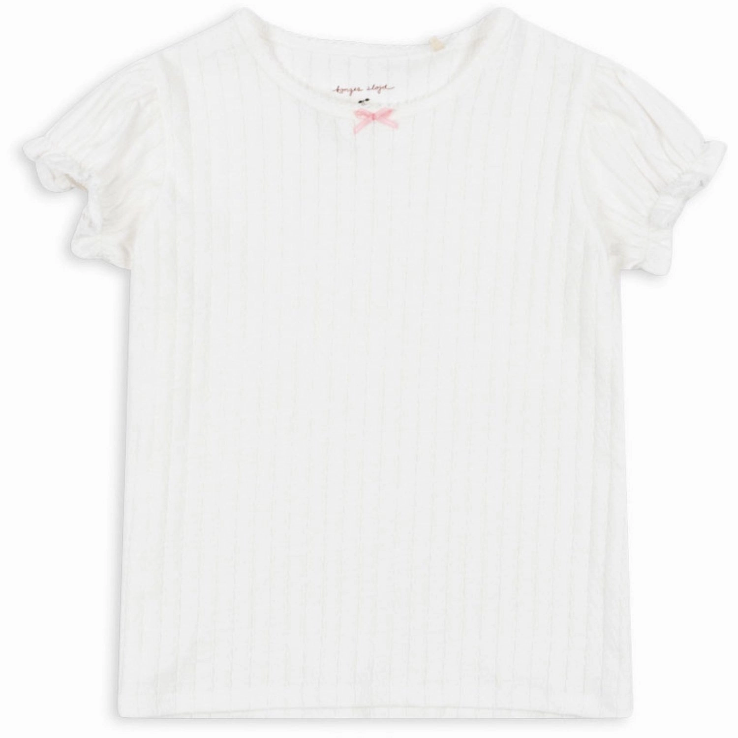 Konges Sljd Snow White Mallou Tee Gots Exclusive Signature