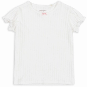 Konges Sljd Snow White Mallou Tee Gots Exclusive Signature