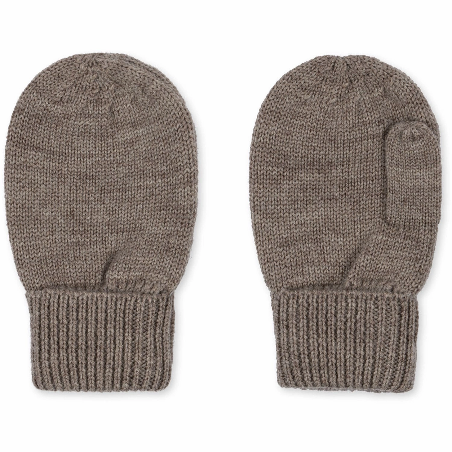 Konges Sljd Soft Brown Louli Mittens Luxury Fit