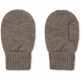 Konges Sljd Soft Brown Louli Mittens Luxury Fit