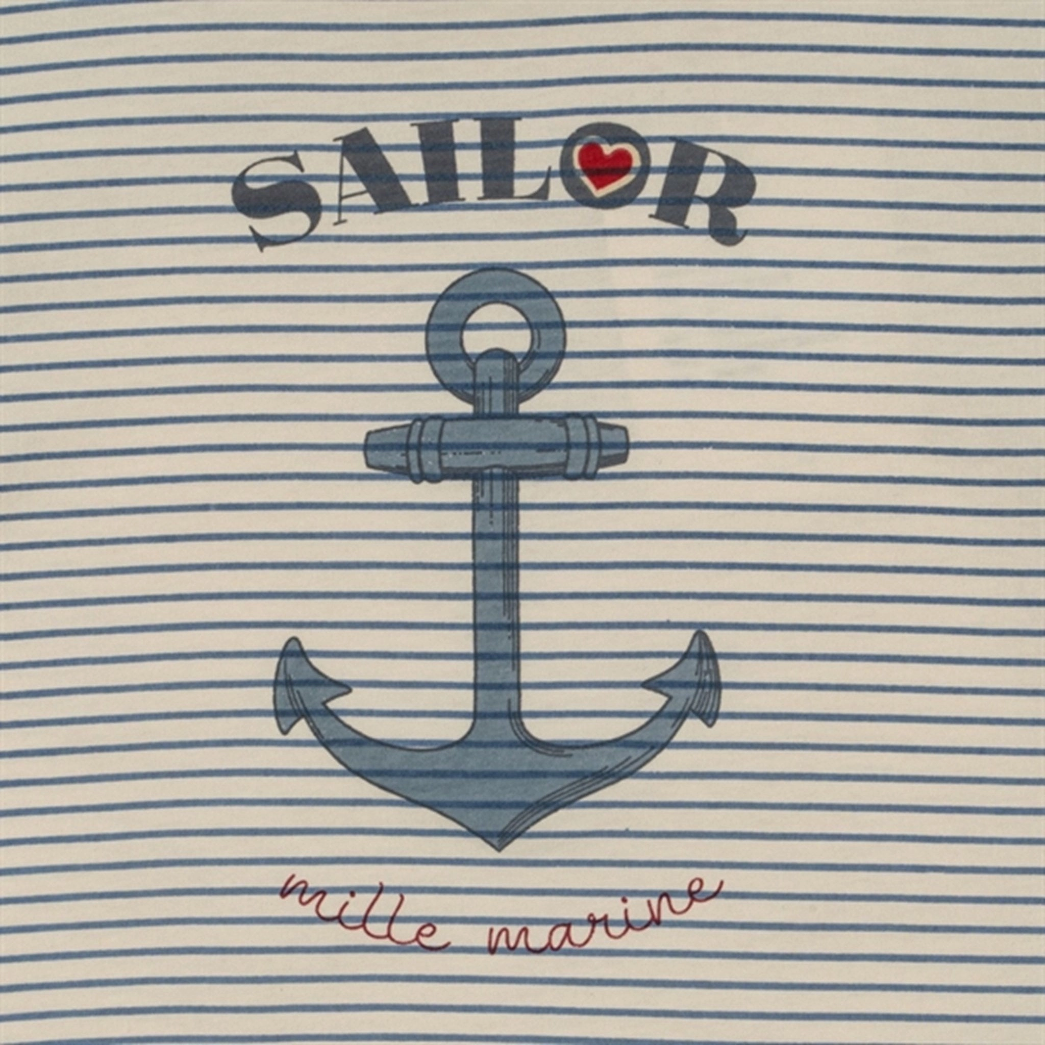 Konges Sljd Stripe Bluie Famo T-shirt Stitch