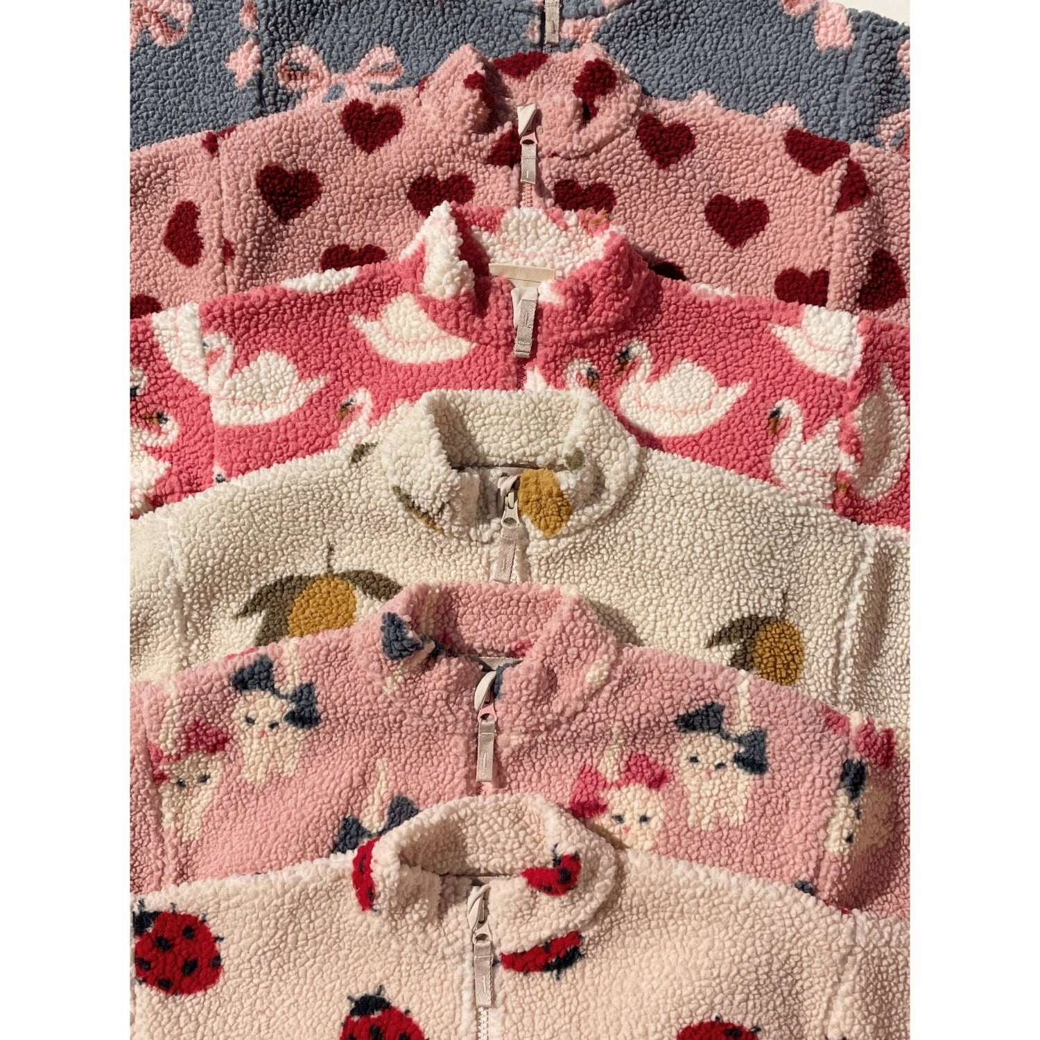 Konges Sljd Swan Candy Jody Teddy Jacket Grs Style
