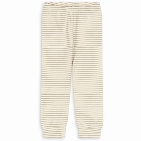 Konges Sljd Tea Stripe Basic Pants Gots Wool Embroidery