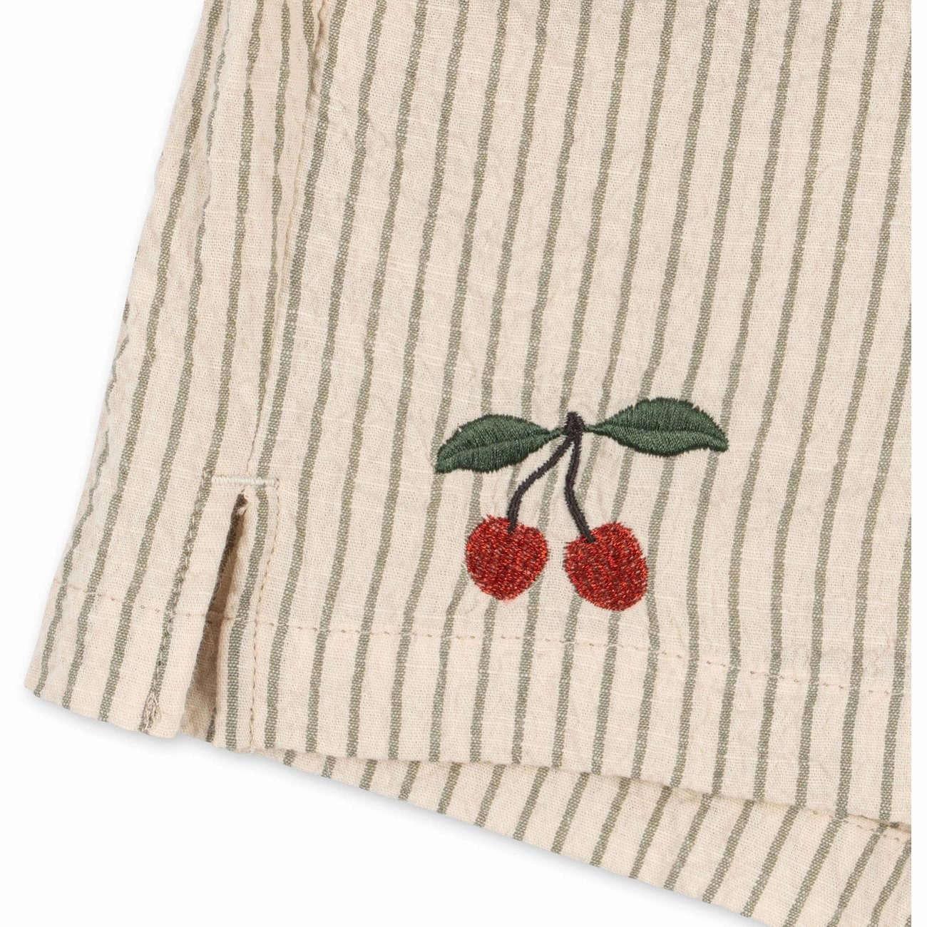 Konges Sljd Tea Stripe Ellie Frill Shorts Artisanal