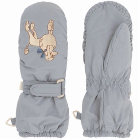 Konges Sljd Tradewinds Juno Mittens Zipper Applique