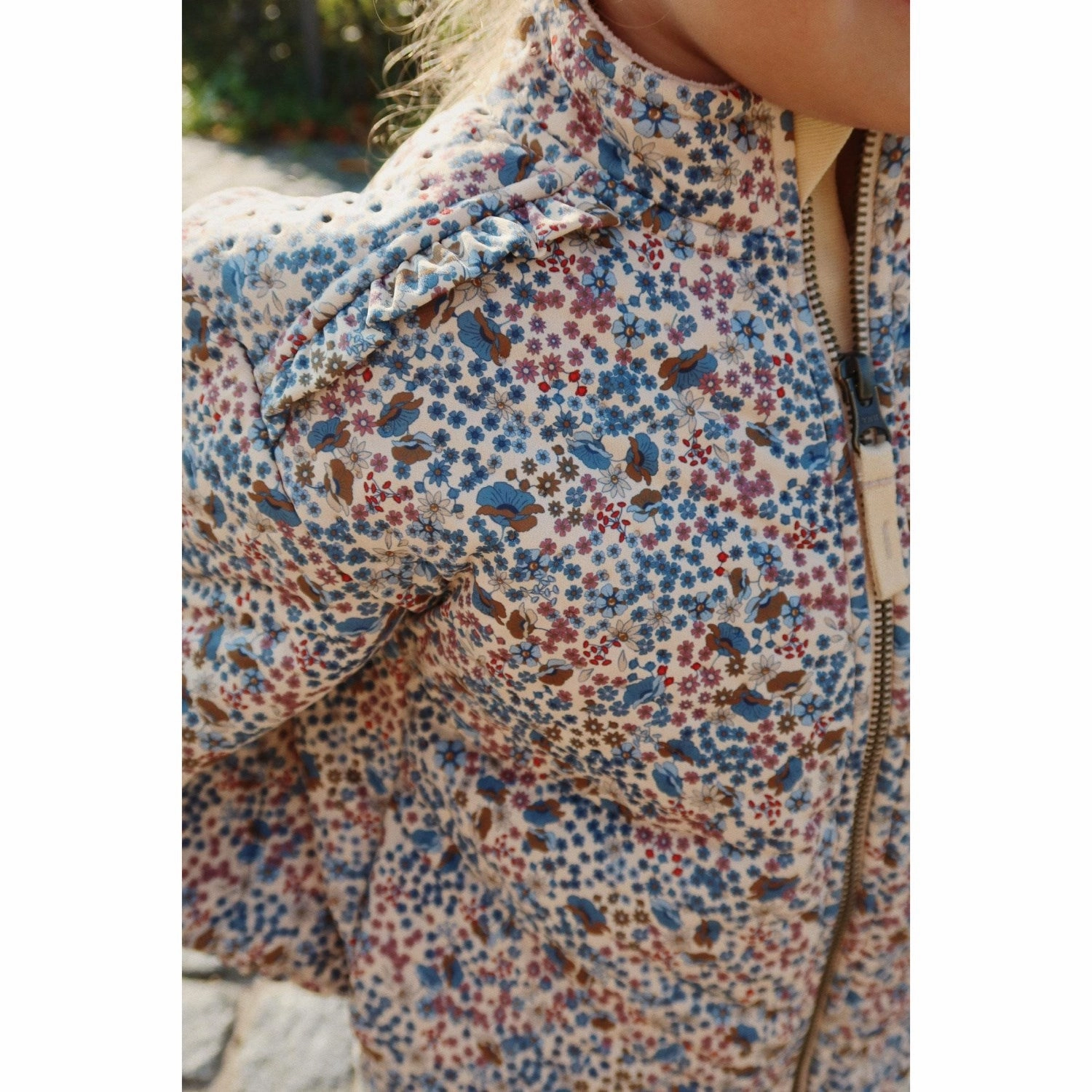 Konges Sljd Vivi Fleur Thermo Frill Jacket Grs Iconic