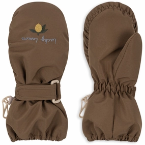 Konges Sljd Walnut Nohr Snow Mittens Retro Cuff